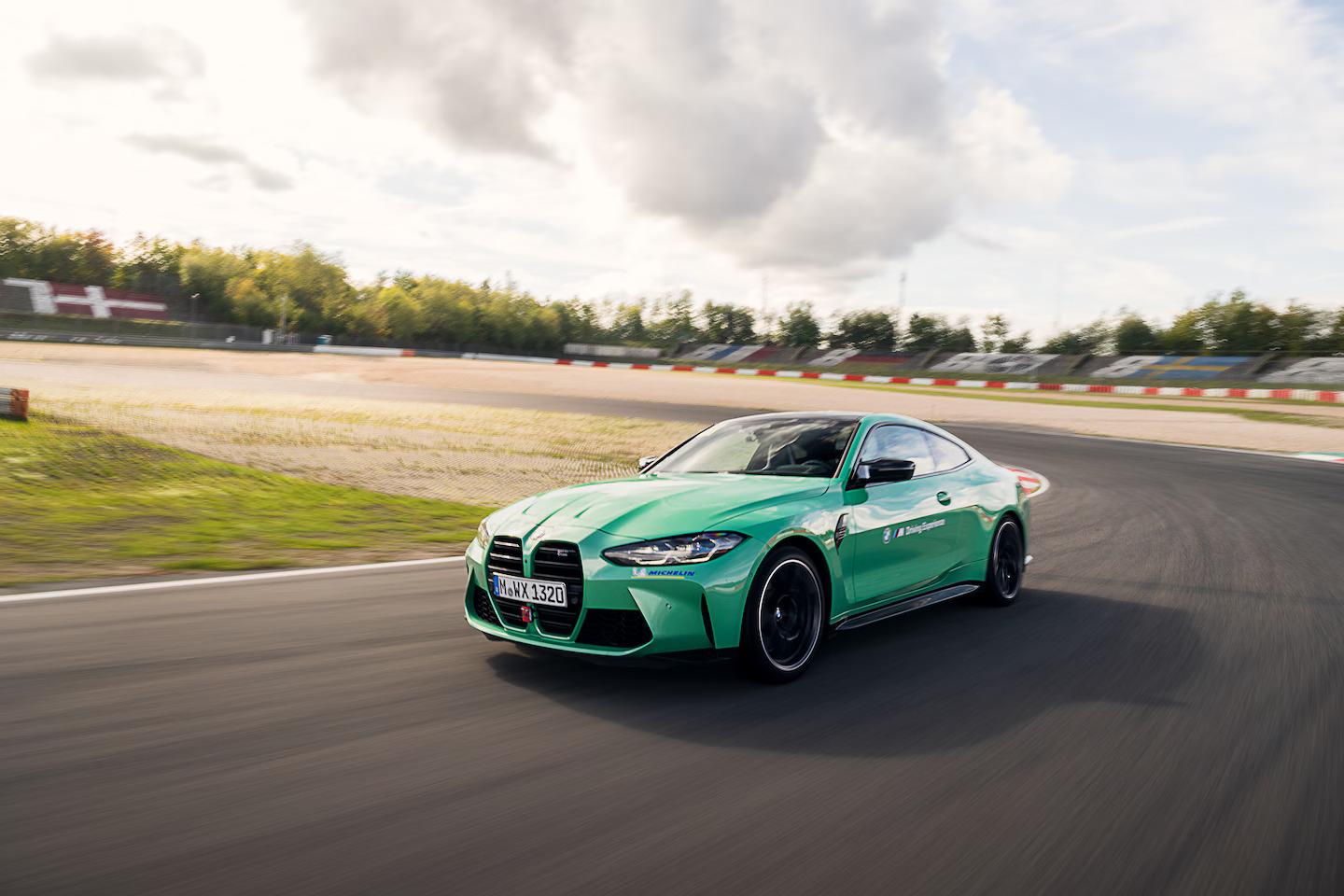 Image of BMW M4 Competition on track in Germany