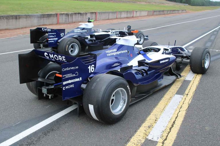 Image of Formula 1 car on track in Finland