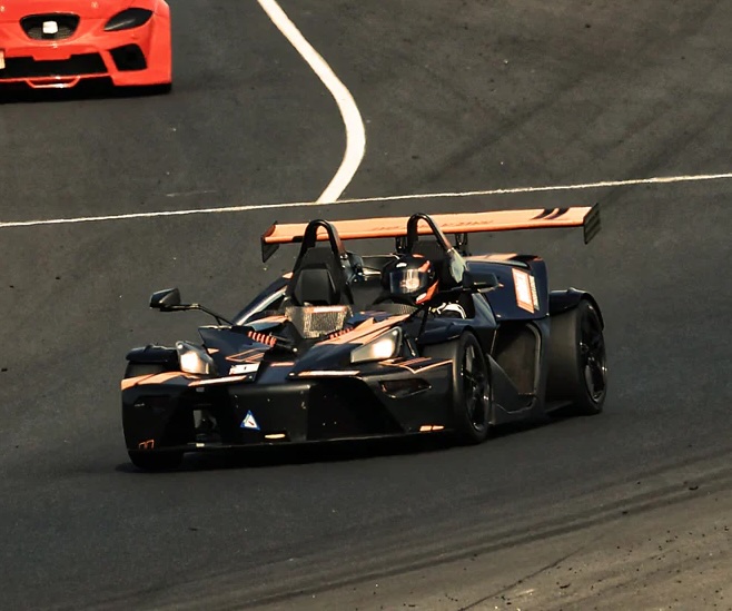 Image of KTM X-Bow on track in Austria