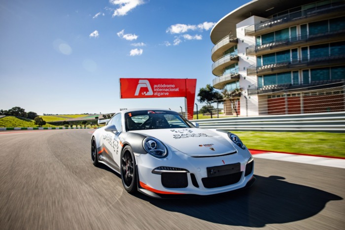 Image of Porsche 911 GT3 on track in Algarve, Portugal