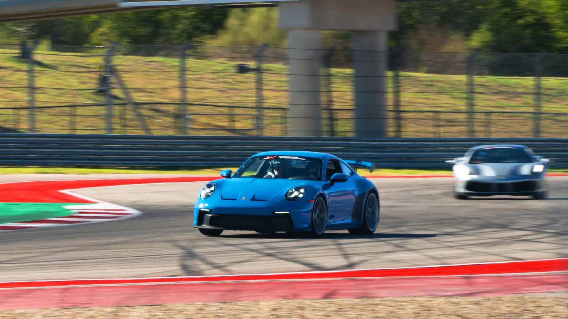 Image of Porsche 911 GT3 on track