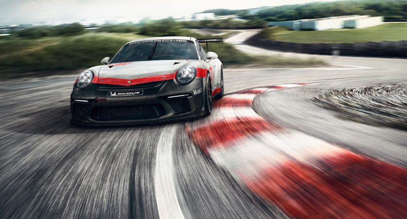 Image of Porsche 991 GT3 on track in Portugal